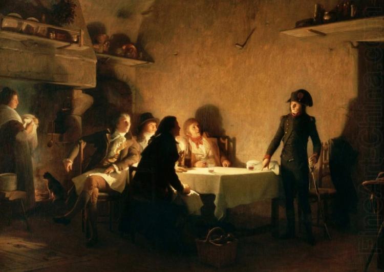 Jean Lecomte Du Nouy The supper of Beaucaire china oil painting image